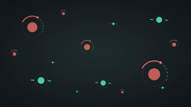 dynamic subatomic spin quantum physics vector art