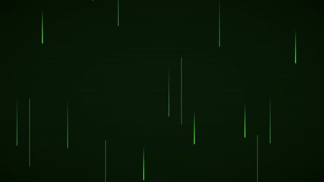electric green matrix style digital data stream