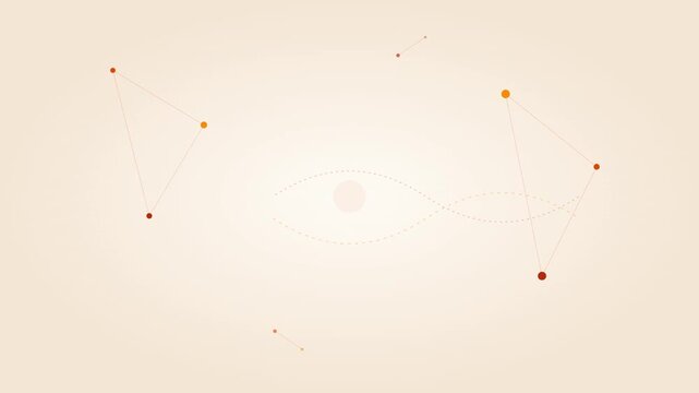 flat vector ai topology burnt orange cream