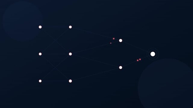 flat vector brain map topology artificial intelligence visual