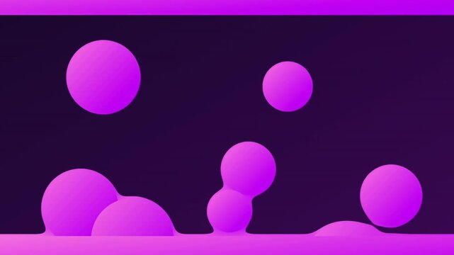 fluid lava lamp blobs purple and pink