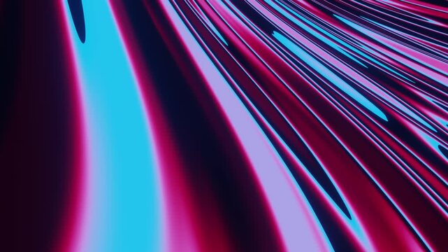 Paints VJ seamless loop red with blue colors background