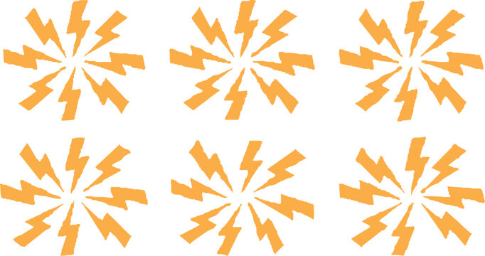 Lightning  bolt clusters
