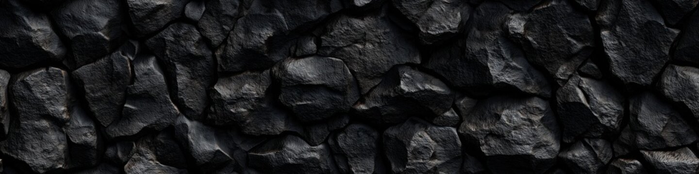 Organic seamless texture of black volcanic rock with a rich detailed surface and natural mineral variations ideal for high-end architectural textures and 3d environments.