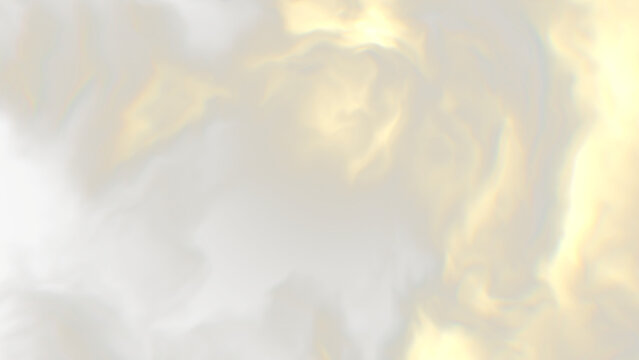 Golden smoke cloud swirl texture in tan tone for warm abstract fog effect design template background