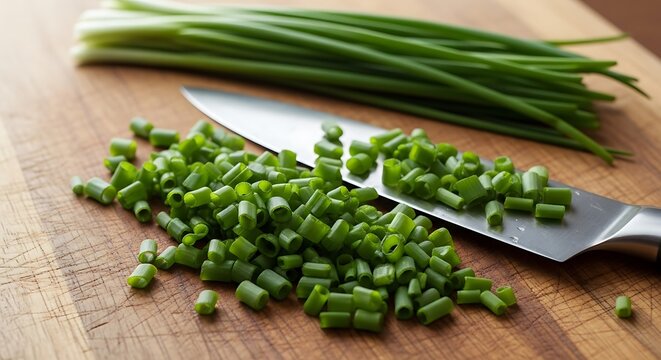 Fresh Sliced Zucchini on Wooden Cutting Board