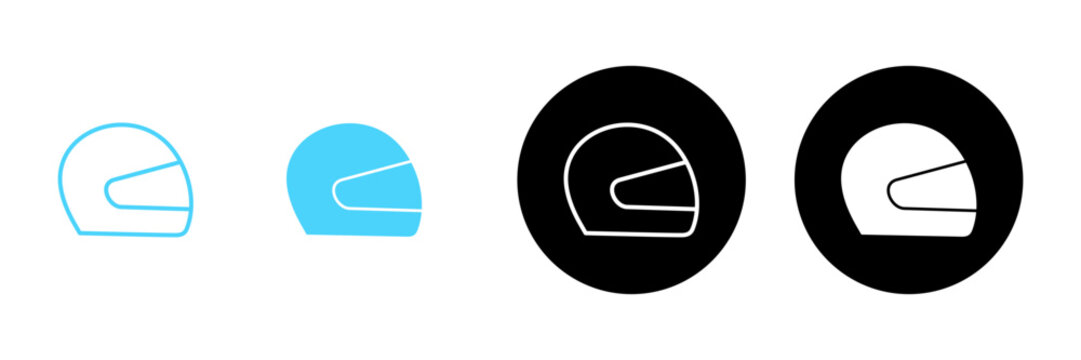 Helmet icon vector. Motorcycle helmet sign and symbol. Construction helmet icon. Safety helmet