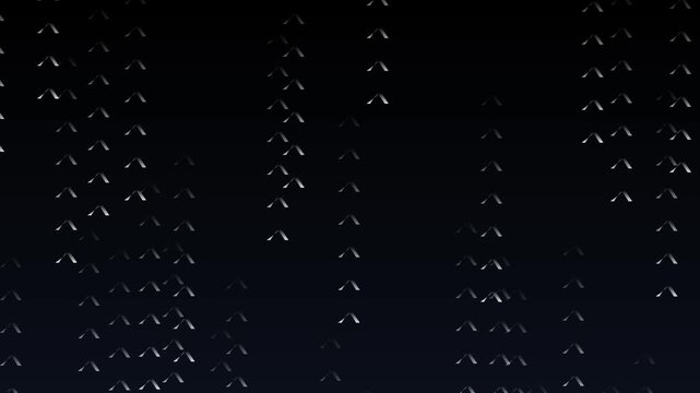 Abstract digital sound wave equalizer animation 4k background, with glowing white, particles and pulsing, rhythmic motion