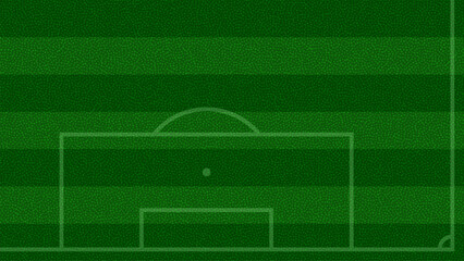 Green soccer field grass with white marking lines. Vector sports stadium background for football tournament design. Abstract athletic concept and game background for digital media banner. © hiten666