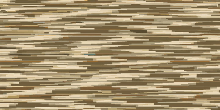 Abstract pixel sorted glitch texture background in warm earthy brown tones