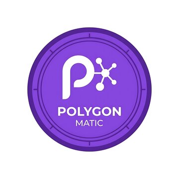 Polygon Matic Cryptocurrency Logo
