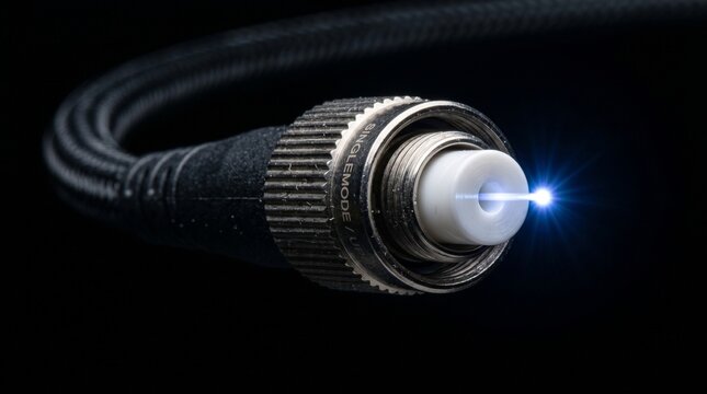 High Speed Fiber Broadband Cable Connector Link Detail