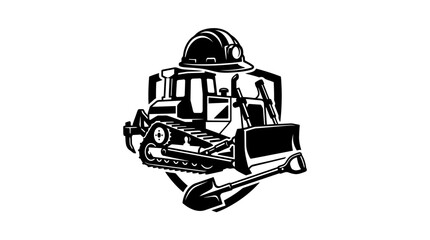 Bulldozer Construction Heavy Equipment Machine. © bapak