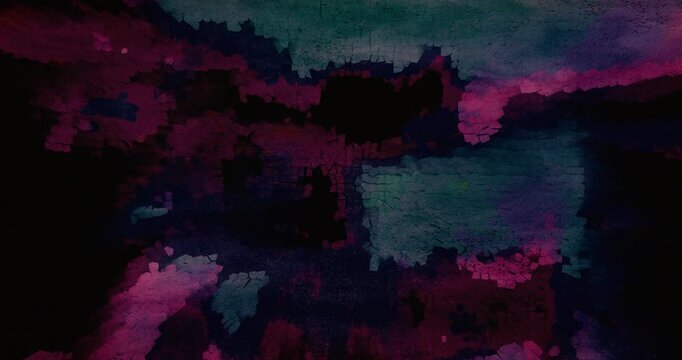 Abstract organic landscape animation with painterly textures, flowing motion, and a dreamlike atmosphere. Ideal for backgrounds, digital art, ambient visuals, and creative video projects.