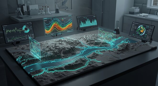 Climate data visualization &mdash; not an abstract globe with a thermometer