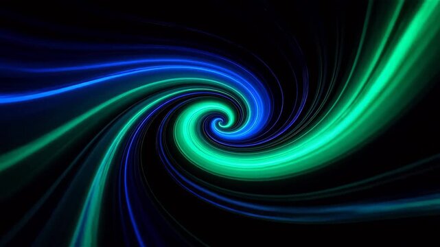 Abstract spiral light pattern