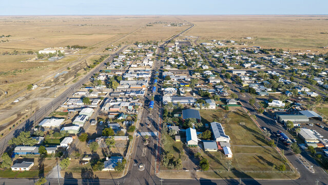 The outback Queensland town of Julia Creek.
