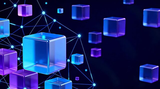 Abstract cubes and network connections