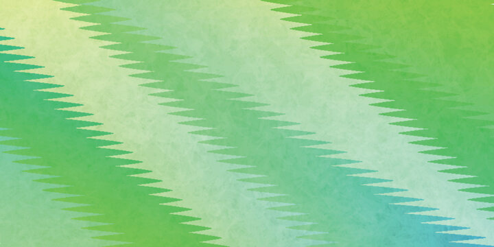 Vibrant Abstract Green Zigzag Pattern Background Illustration
