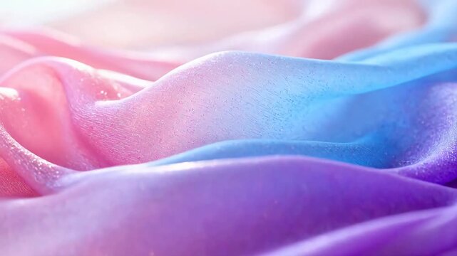 Colorful flowing fabric texture