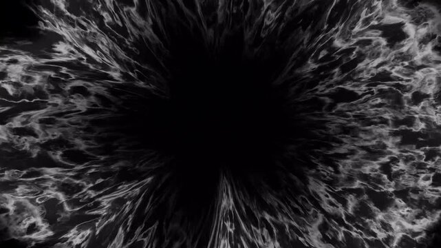 Abstract colorful radiating energy shockwaves and glowing portals effect, perfect for sci-fi transitions, magic spell visual effects, and dynamic motion graphics.