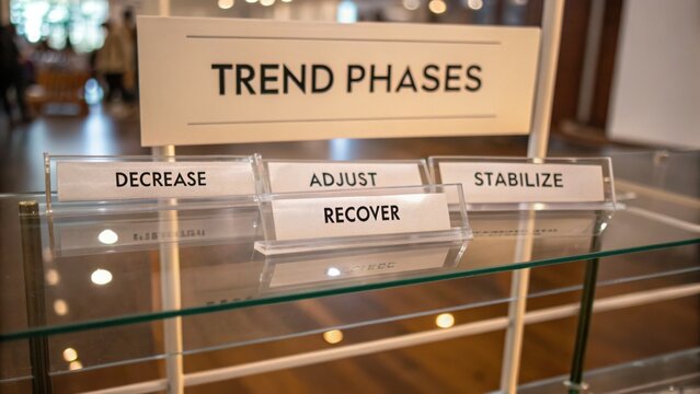Indicators of Trend Phases: Decrease, Adjust, Recover, and Stabilize in Business Strategy and Market Analysis