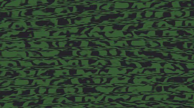 Dark Green Black Abstract Organic Fluid Motion Background Seamless Loop 4K Video