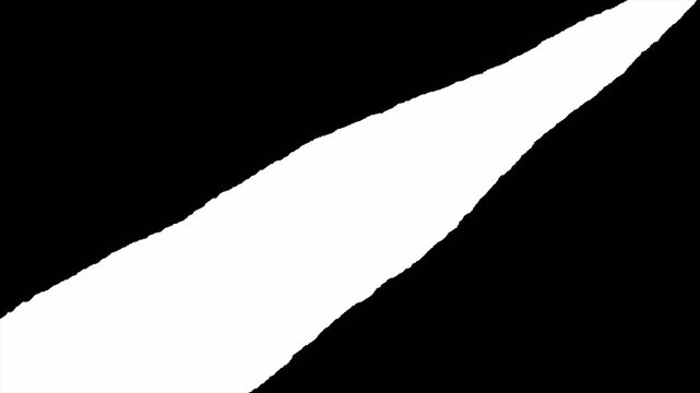 Paper Tear Transition Animation, Torn Paper Reveal Transition Effect, Ripped Paper Wipe Motion Graphic