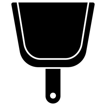 dustpan vector icon