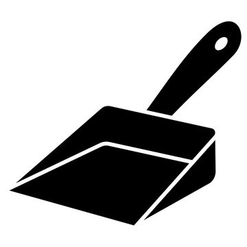 Dustpan Glyph Icon