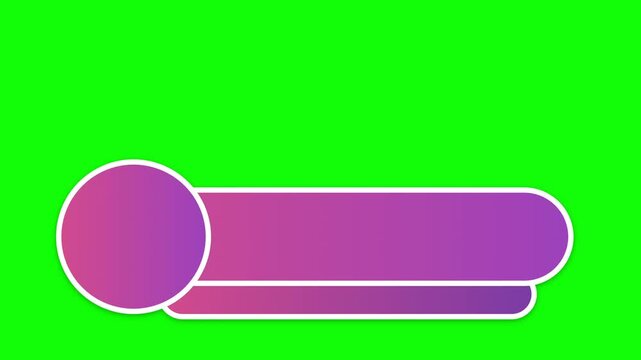 Green Screen Motion Emerald Background Flat Vector For Lower Third Overlay Animation