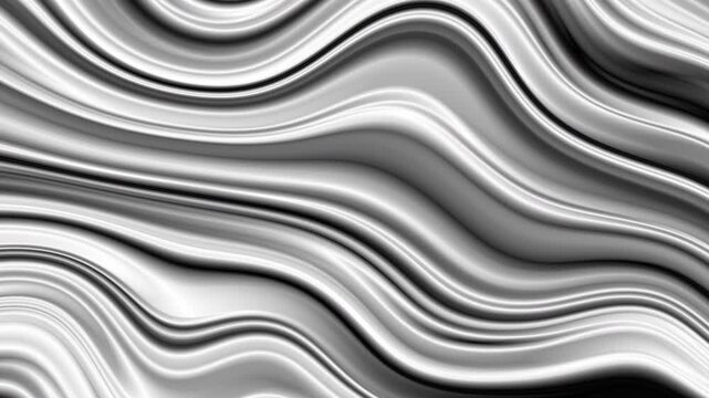 Abstract Monochrome Zebra Stripe Texture Poster Minimalist Vertical Linear Distortion Loop