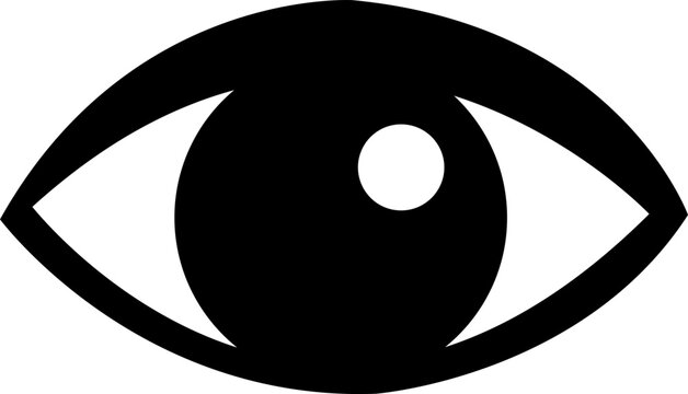 Diverse collection of black minimalist icons featuring stylized eyes, cartoon faces, abstract spirals, and geometric shapes for graphic design projects. isolated on transparent background.Diverse coll