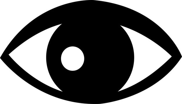 Diverse collection of black minimalist icons featuring stylized eyes, cartoon faces, abstract spirals, and geometric shapes for graphic design projects. isolated on transparent background.Diverse coll