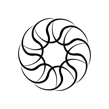 Unique shape with transparent background