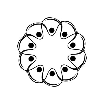 Unique shape with transparent background