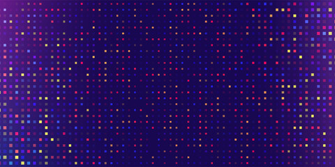 Purple abstract pixel texture bg video screen. Tv pattern background with square noise effect simple © Fathiyah