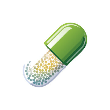 Open Capsule with Granules