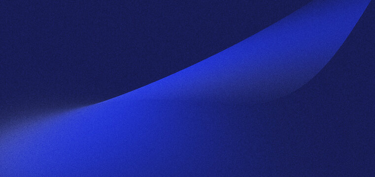 Blue abstract curve gradient background wave dark texture flowing smooth minimalist design with layered shadow and deep tone