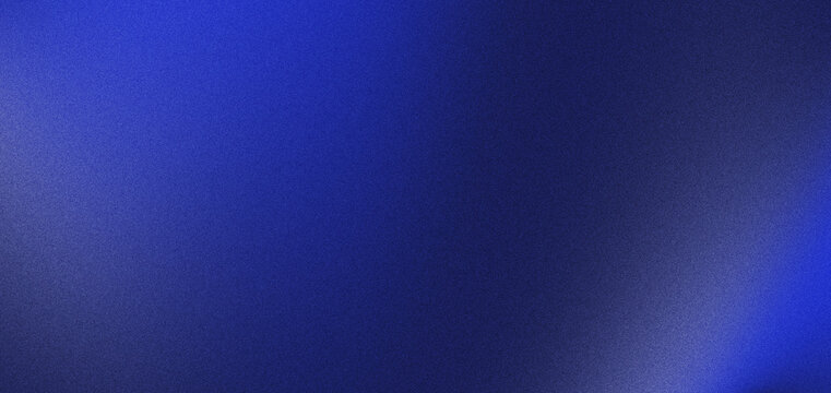 Blue abstract gradient texture background with dark smooth blur, deep color, soft light, grain pattern, digital backdrop