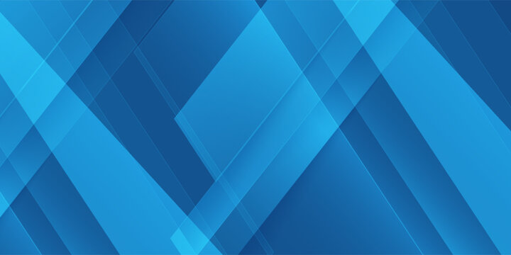 Blue background with abstract box rectangle geometric