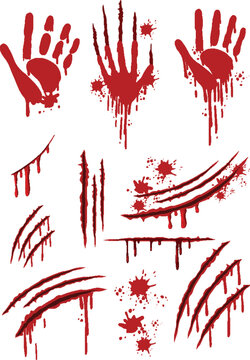 Bloody Scratch Marks Collection