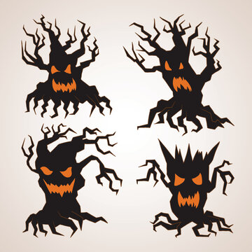 Evil Halloween Tree Monster Collection