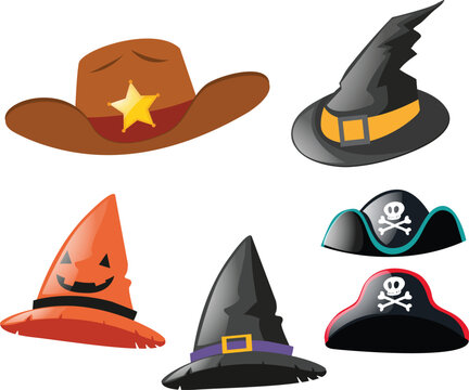 Halloween Costume Hat Collection