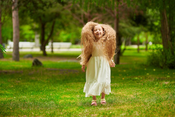 Obraz premium Hair Magic Jump