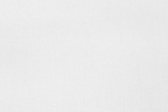 White cotton fabric texture background, seamless pattern of natural textile.