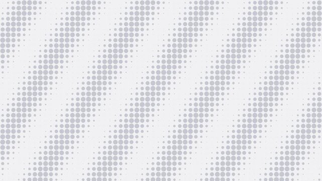 White halftone dots waving in retro comic style, pop seamless loop pattern background
