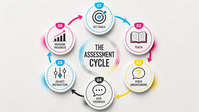 Student Assessment Cycle Infographic