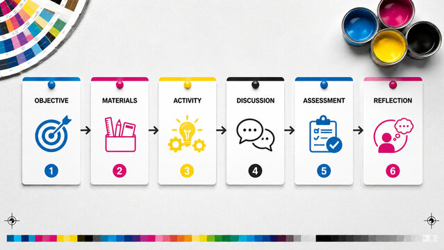 Lesson Planning Structure Infographic