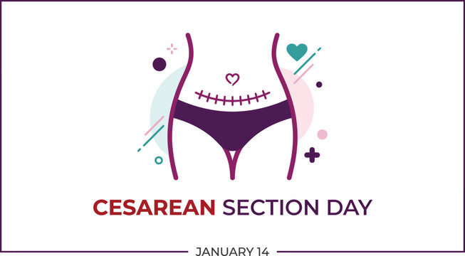 C-Section Awareness and Support Illustration